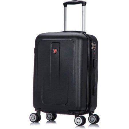 RTA PRODUCTS LLC DUKAP Crypto Lightweight Hardside Luggage Spinner 20" Carry-On - Black DKCRY00S-BLK